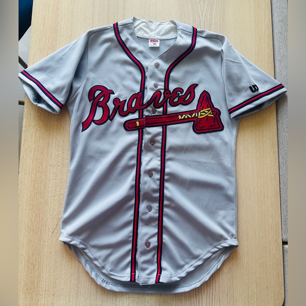 Vintage Wilson Atlanta Braves #4 Jersey Men’s 40 80’s USA Made